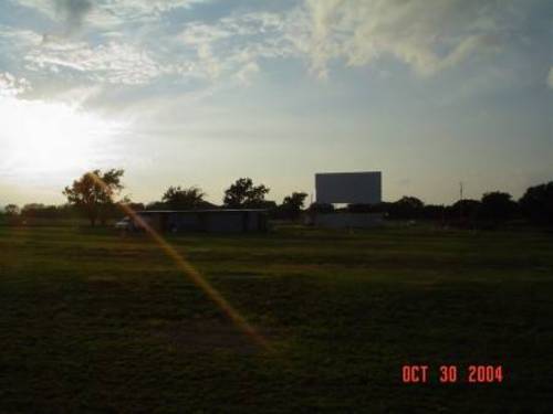 field and screen from the back row