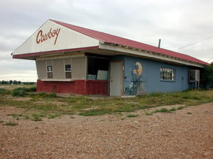 Turned out to be a drive-in restaurant