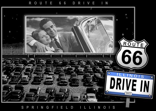 I submited this photo of of route 66 drive in I this drive in theater is located on route 66.