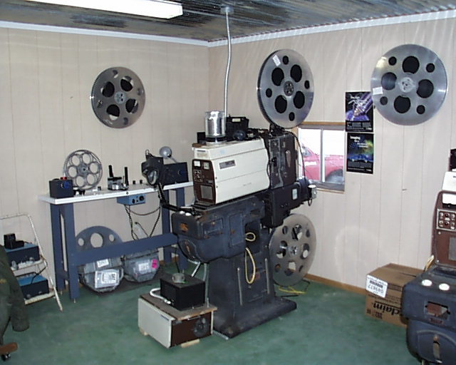 Projection booth