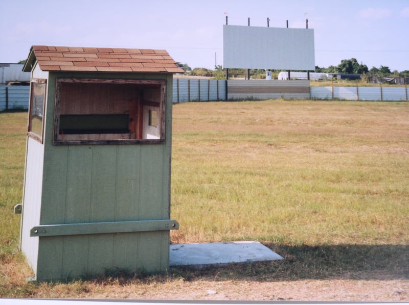 Ticket Booth & Screen in the background