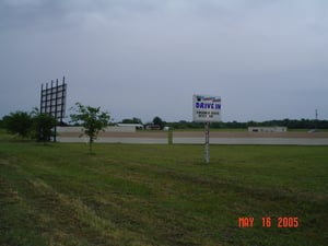 Here's a good shot of the marquee and the theater from the outside. In case your wondering, the entrance is towards the back on the left side.