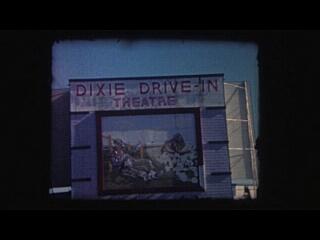Dixie Drive-In, image taken from a home movie.