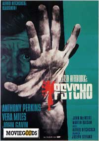 Poster of the 1960 movie "Psycho".