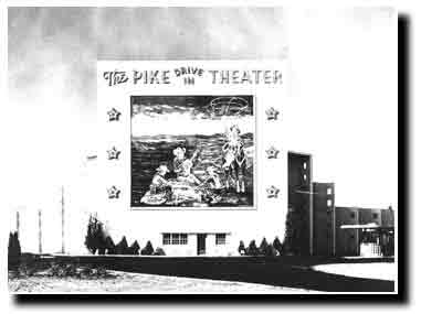 This was the opening night of the Pike Drive-In. I never got to see this theatre in operation; only as a ruin years after it closed. The original photo is credited to Dick V. Mitchell of Texas Sign Co.