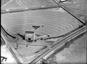 an aerial view of the Palo Duro Drive Inn Theatre
Amarillo, Texas