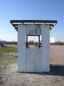 The NEW Ticket Booth being Built. Two Booths To Help handle those Busy Weekends.! Come on Down to the Galaxy Drive In. 2 Movies for 1 Price.!!