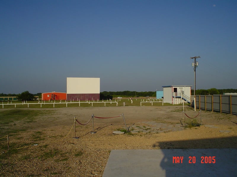 This the screen 3 field taken from the concession building. It's the one closest to the entrance. The projection booth is to the right.
