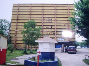 Screen and Ticket Booth