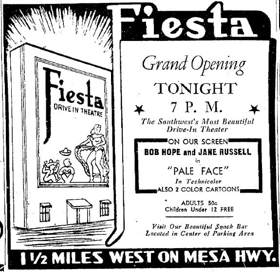 1950 Grand opening ad