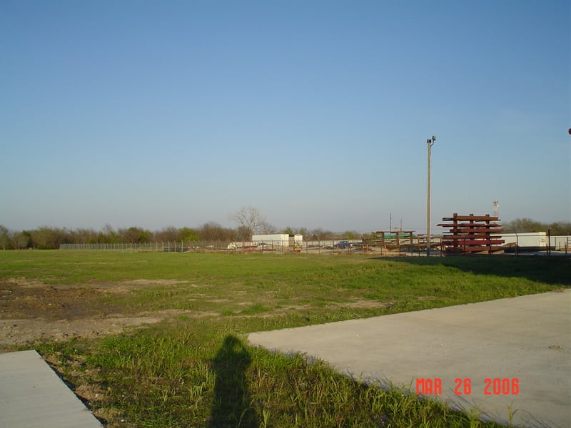 This is a view of what was once the field for the Foxfire Drive-In.