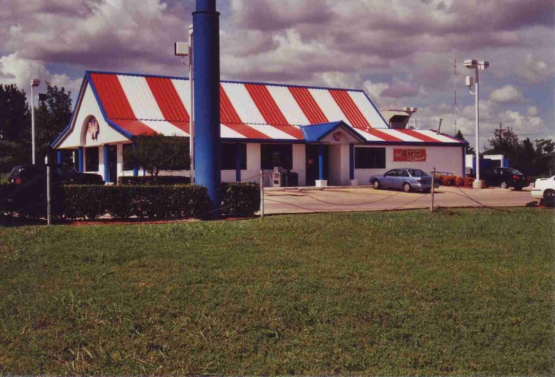 Whataburger has taken the place where the ticket booths once stood