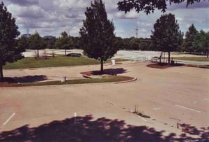 Parts of the drive-in field have been taken by parking lots which are closed now