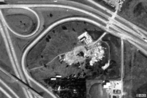 Faint footprint of the Gulf from TerraServer.