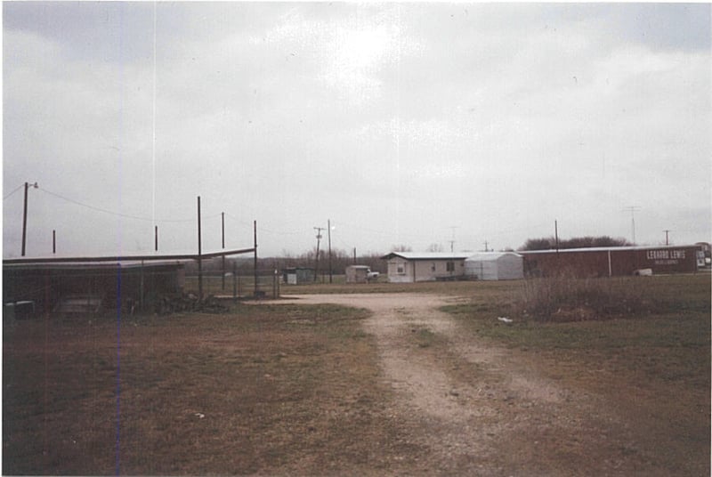 The lot from behind the concession stand.