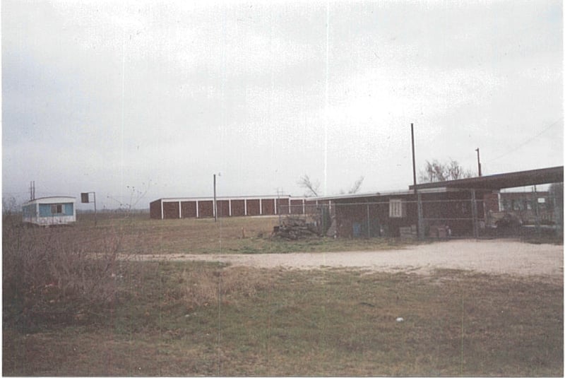 looking towards the back of the lot