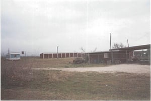 looking towards the back of the lot