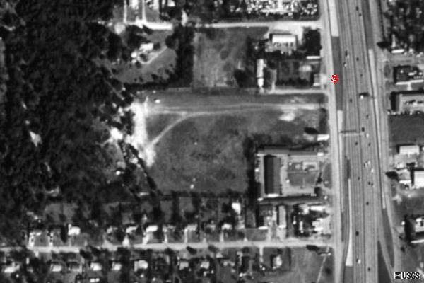 aerial view of where Hi-Vue was located.