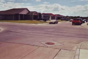 The place for horses has now been replaced by a housing complex