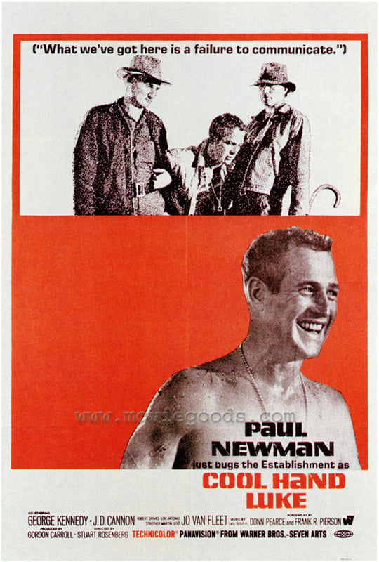 Paul Newman as "Cool Hand Luke"