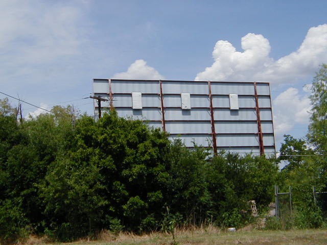 Here is the screen of the Joy Drive-In in Waco.