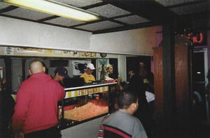 concession stand. This is used by both the indoor cinema and the drive-in.