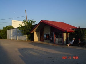 This is the indoor theater from the outside.