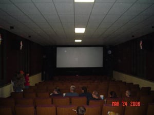 This is the indoor theater just before they added stadium seating.