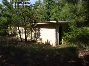 Looking at the back of the Concessions stand.