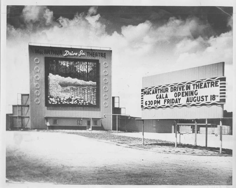 screen tower and marquee