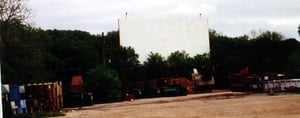 screen tower and lot; taken in May, 2000