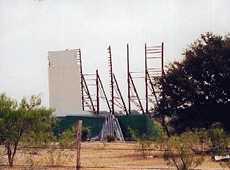 This picture was found at www.texasescapes.com website, stating that this was a drive-in just outside of Menard, Texas? Was this the screen that belong to the Mission?
http://www.texasescapes.com/TexasHillCountryTowns/MenardTexas/MenardTx.htm#drivein