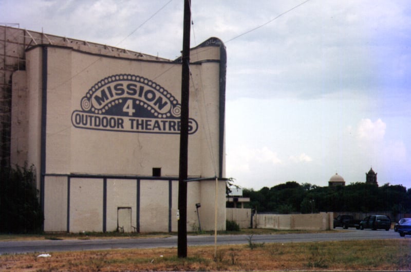 screen tower and entrance; taken July 22, 2000