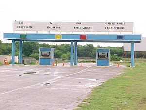 Ticket booths with screen #3 in background.