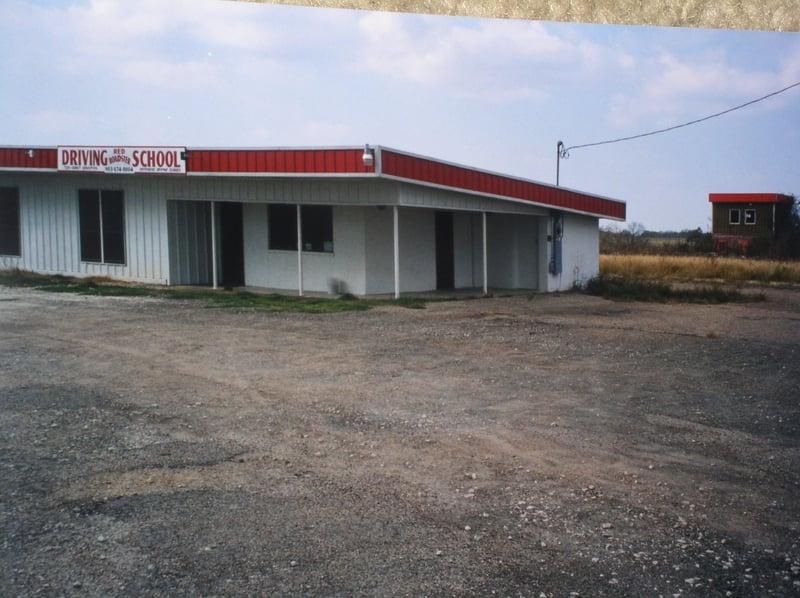 The Concession Stand. In the Background I believe is the Projection Booth