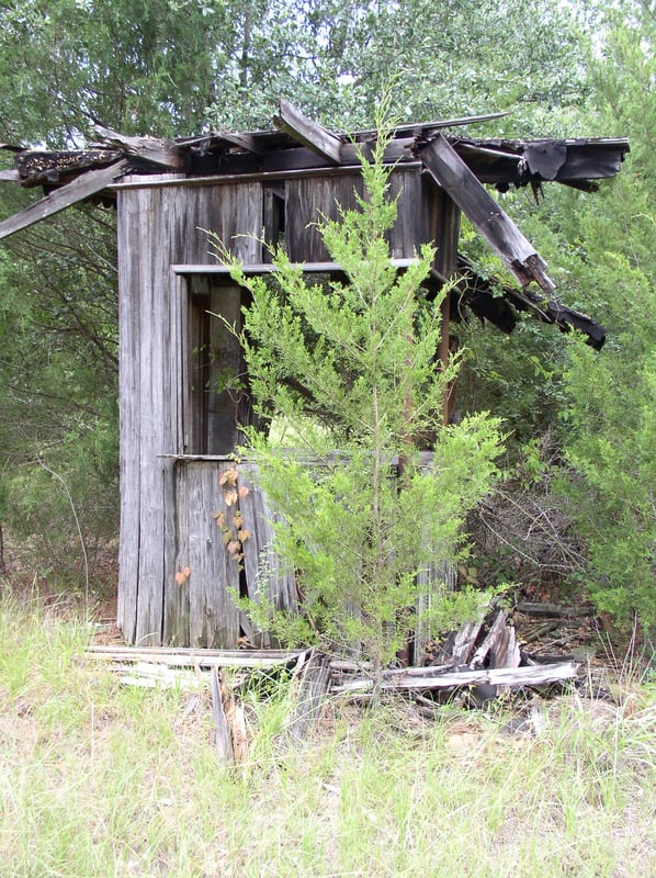 The Remains of the Ticket Booth.
