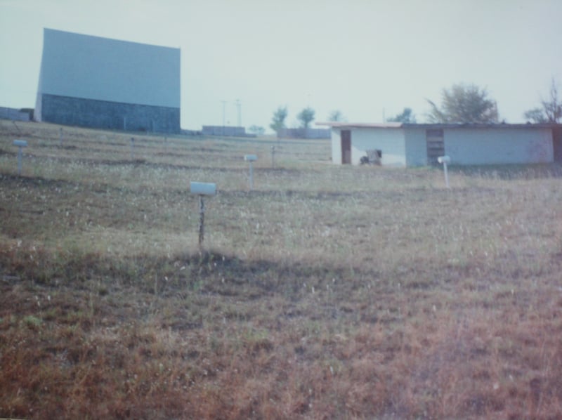 Screen & Concession Stand / Projection Booth. A few years Before Re-opening