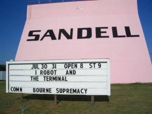 My brother John owns the Sandell Drive-In in Clarendon, TX. He reopened it in Aug 2002, and has had it running year-round since then.