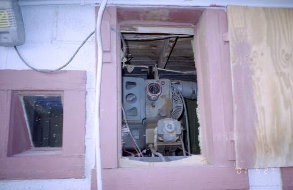 projection equipment ..note working speaker on top left of picture