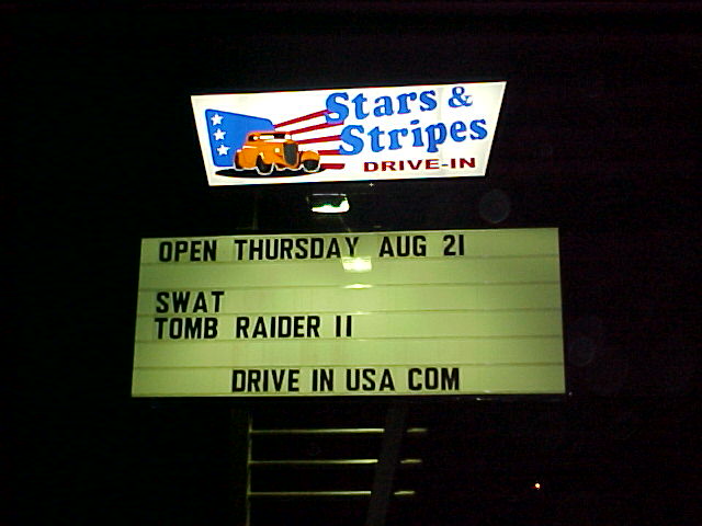 Grand opening photo--
Theatre marquee