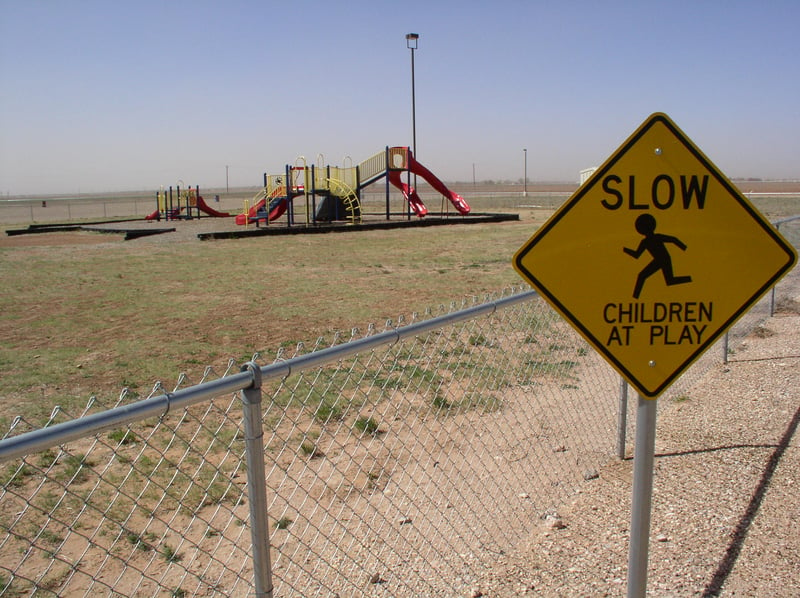 The Playground. Careful, watch out for the kiddies. 
A Real Nice Drive In! Met the Owner too. A Real Nice Guy!!