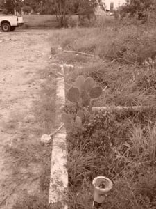 Light Poles @ Old Stardust Drive-In Uvalde TX.