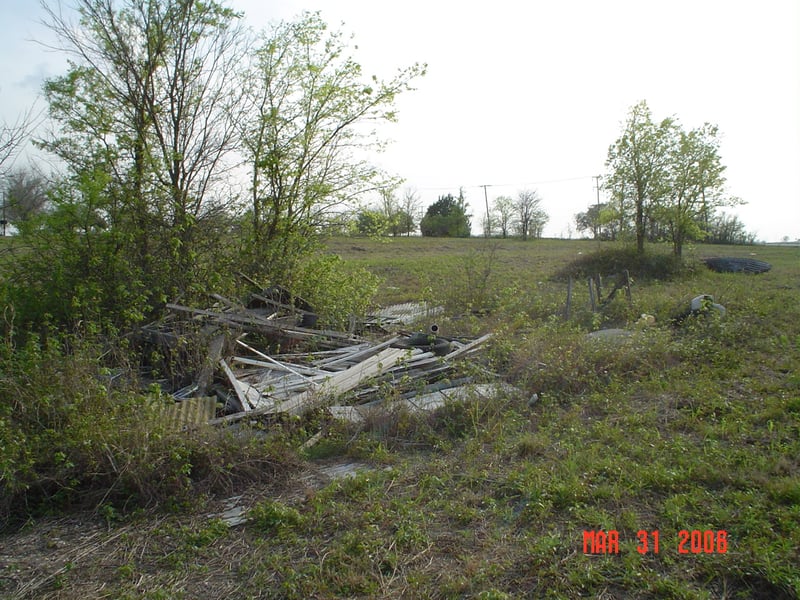 This might be remains of the concession/projection building.