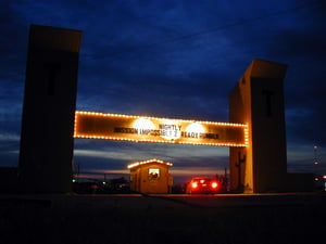 entrance and ticket booth