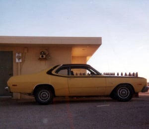 outside of the projection booth