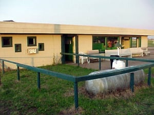 Projection booth and concession at Tower Drive In Theater in Rule Texas.
malcolmc@snyder.esc14.net