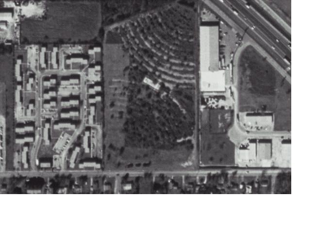 This is an arial view of the Towne Twin Drive In before it became an apartment complex.  My location before was incorrect.  Its on Dietrich Rd a little way east of W.W. White RD.