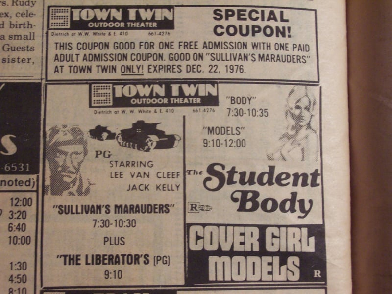 Weekly ad from The Reporter, December 16, 1976, With Coupon!