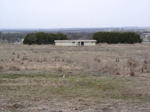 Taken from the Back corner of the Lot. The Back of the Concessions Stand/Projection Room. From THEATER ROAD!