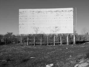 A Black & White Photo of the Main Screen.